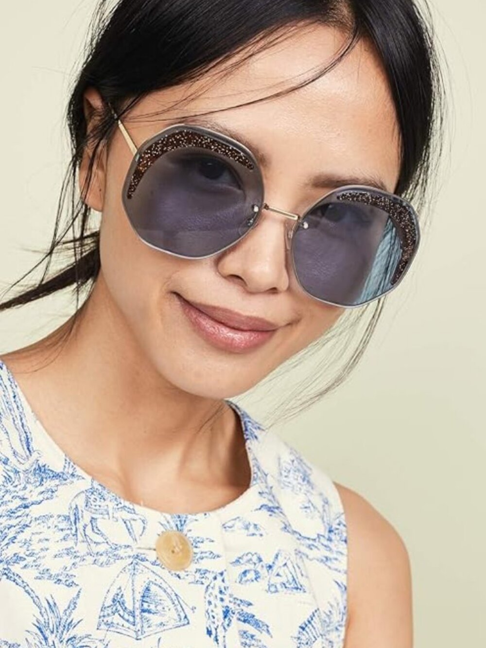 (new) Fendi FF0358/S MVU Geometric Women Sunglasses